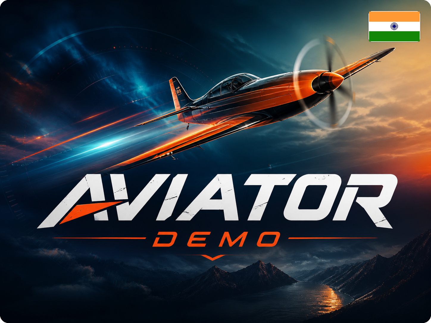 Aviator demo plane banner for India